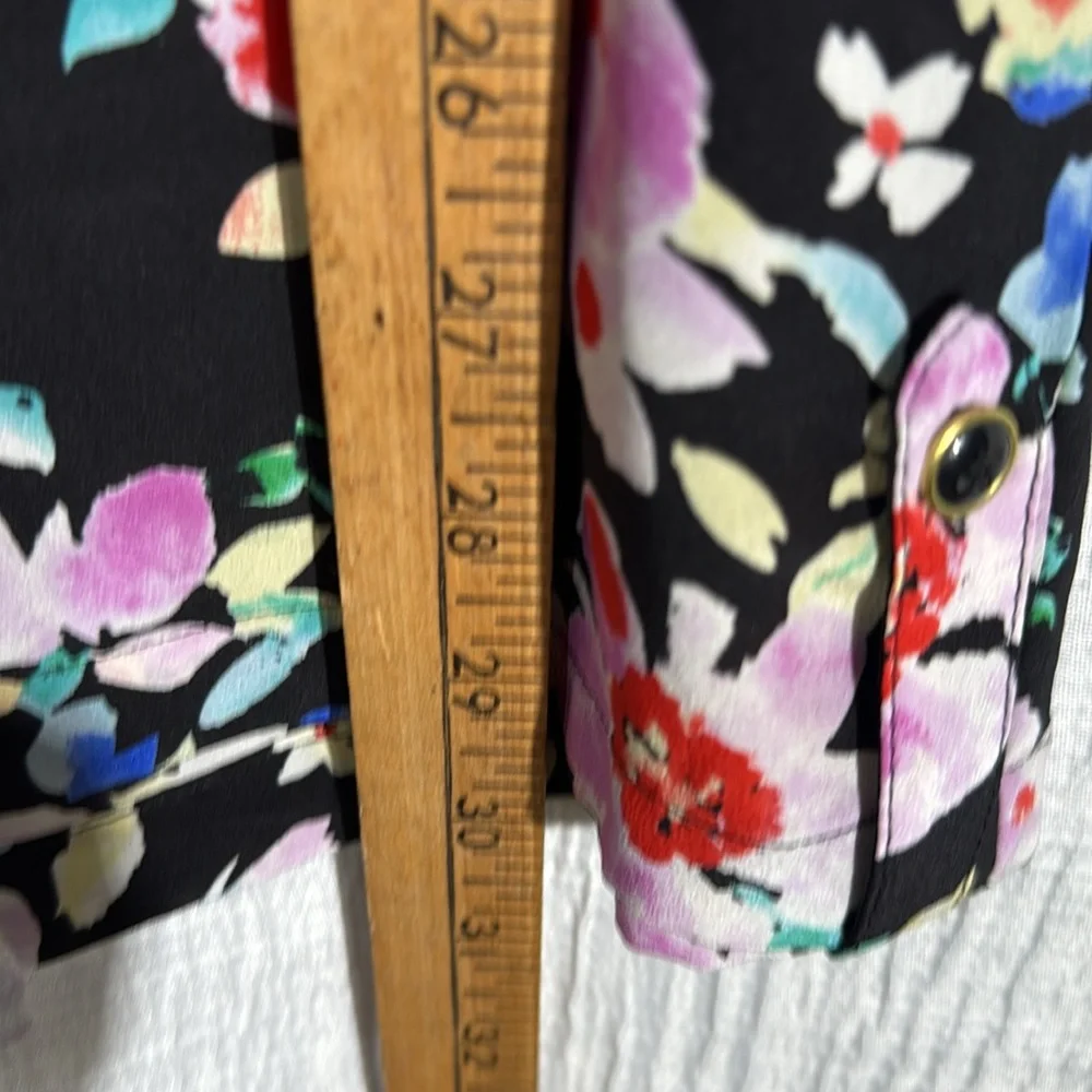 YUMI Kim Floral Silk Romper‎ size small